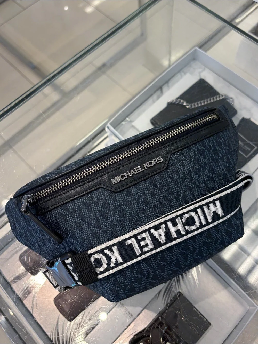 Michael Kors Cooper Mini Logo Belt Bag Crossbody Unisex